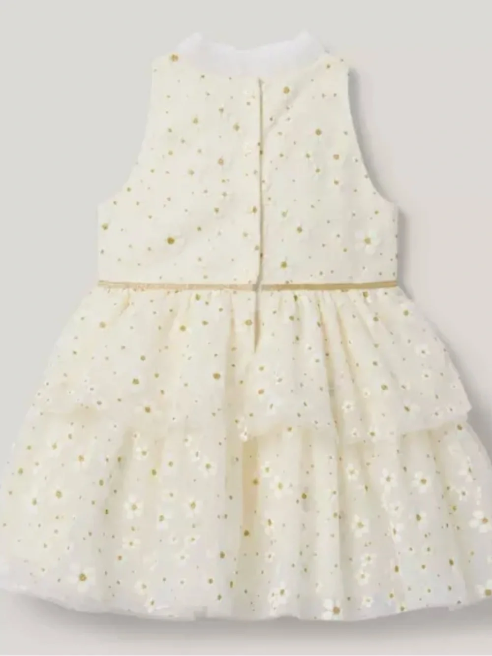 Janie and Jack Daisy The Shimmer Floral Dress Size 6